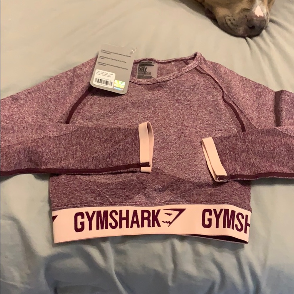 Gymshark leggings and long sleeve crop top